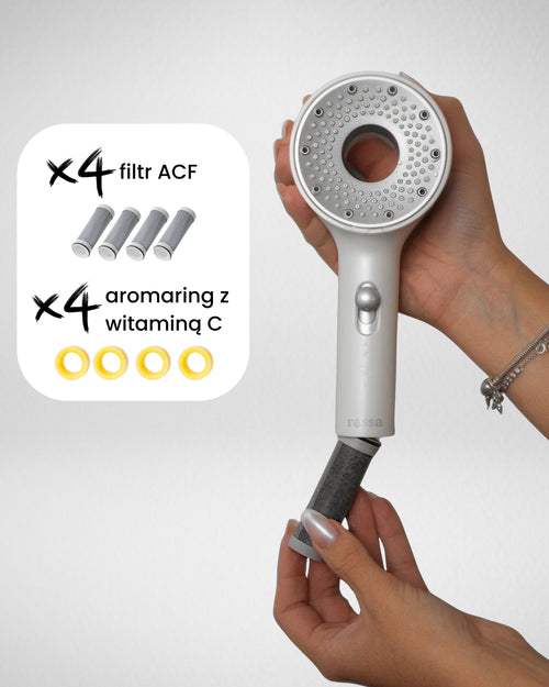 ROSSA Zestaw Kompletny (głowica + 4 filtry + 4 aromaringi)